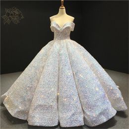 pictures for color NZ - Other Wedding Dresses White Dress Gradient Color Sequined Strapless Sweetheart Neckline Elegant Vestidos De FiestaOther
