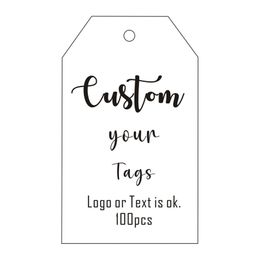 100pcs Custom HANG Tags with Custom Colors and Fonts Printed Favor Tags for Wedding Personalized Wedding Thank You Gift Tags D220618