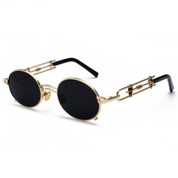 Sunglasses Fashion Style Metal Round Steampunk Men Retro Vintage Gothic Steam Punk Sun Glasses For Women Summer 2022Sunglasses