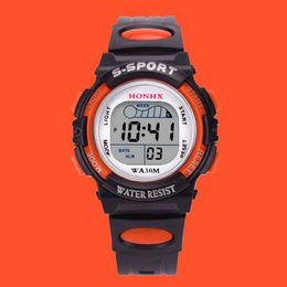 Wristwatches Kids Digital Watches Waterproof Children Boy LED Quartz Alarm Date Sports Wrist Watch Casual Boys Child GiftWristwatches