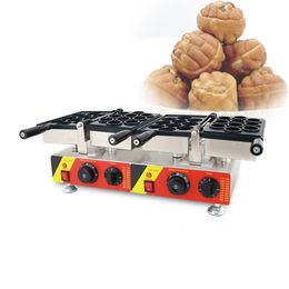 Food Processing Commercial Double Heads Electric Walnut Waffle Maker Machine