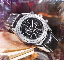 Top Brand Leather Belt quartz fashion mens time clock watches 41mm auto date men dress designer popular super crime male gifts wristwatch Favourite Christmas gift