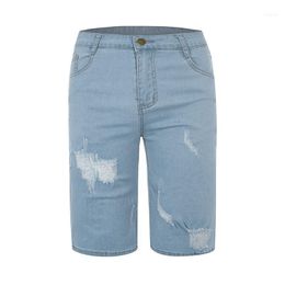 Sconto Pantaloni Corti Jeans Strappati Uomini 2022 in vendita bei DHgate  Italy