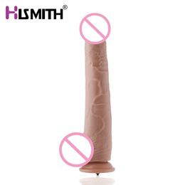 HISMITH Silicone Super Long Dildo 25cm Insertable Length Premium sexy Machine KlicLok System Connector Powerful Suction cup