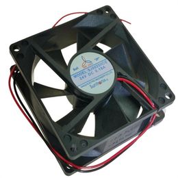 SJ8025HD1/12V SJ8025HD2/24V 8025 two-wire ball cooling fan
