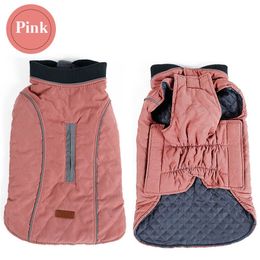 Winter Warm Pet Dog Jacket Vest Reflective Clothes For Small Medium Large Dogs Puppy Outfits Pet Coat French Bulldog Clothing 201030