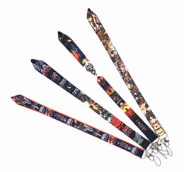 Cell Phone Straps & Charms New 100pcs Japan Anime cartoon Lanyard Fashion Keys Neck ID Holders for Car Key ID Card Mobile girl boy small wholesale