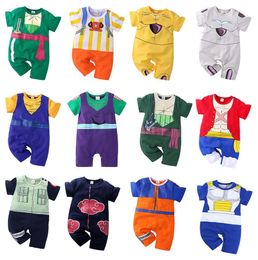 Kids Designer Clothes Cartoon Anime Romper Toddlers Infant Short Sleeve Cosplay Jumpsuits 2020 Summer New Baby Climbing Clothing