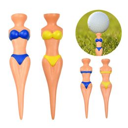 4PC/bag Exquisite Durable Plastic Sexy Girl Bikini Girl Golf Model Tee woman model golf tees