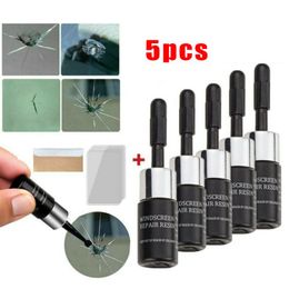 Car Cleaning Tools Automotive Glass Nano Repair Fluid Windshield Resin Crack Tool Kit 3ml Liquid Amino-acrylate Care PartsCar