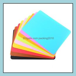 Colorf Food Grade Sile Mats 40*30Cm Baking Liner Oven Mat Heat Insation Pad Bakeware Kid Table Placemat Decoration Drop Delivery 2021 Pads