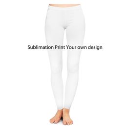 Leggings Custom made sublimation Printing Pants leggings for fitness Running Sports pants Fitness Slim Gym 220704