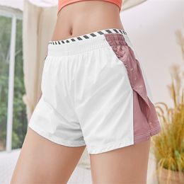 New Women Yoga Short Pants elastic waist Exercising Skinny Slim Fit Female Fitness Compression Quick Dry Sportswear T200412