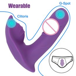 Dildo Vibrator for Women Invisible Wearable G-Spot Vibrators Vaginal Clit Stimulator with Remote Control Panties Adult sexy Toys