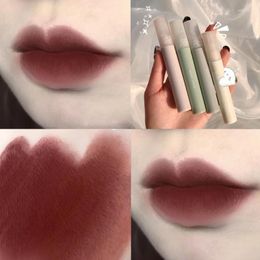 Lip Gloss 4 Colours Velvet Matte Lipstick Waterproof Long Lasting Nonstick Cup Glaze Cosmetics Female Makeup TSLM1 Wish22