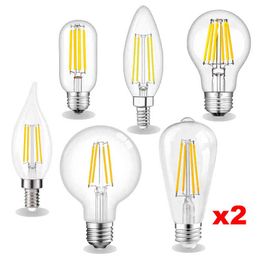 E27 Led Bulb Lamps E27 Led Bulb 220V Cold White Colours For Home House Bathroom 6W=60W Vintage Light Bulbs Kit To Replace Halogen H220428