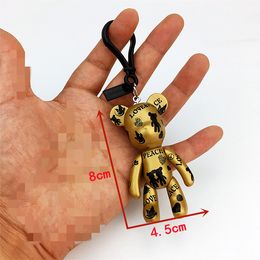 Decompression Toy Manufacturers Direct Vintage Fashion Violent bear knuckle bear key chain car and bag pendant