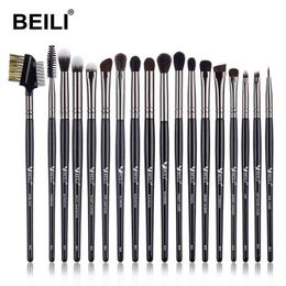 Makeup tools Deluxe Periorbital dark circles Makeup brush 10-19 pieces of natural goat hair shadow line 220423