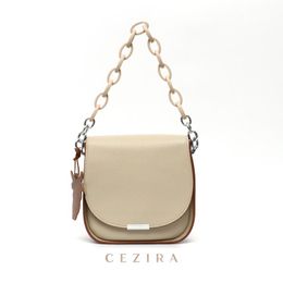 Evening Bags CEZIRA Quality PU Vegan Leather Crosssbody Women Fashion Chain Underarm Purses Female Chic Hanging Shoulder Hobo Handbags
