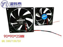 Other Lighting Accessories 9025 Cooling Fan 9225 5V 12V 24V 9CM Silent Computer Case Server Oil/hydraulic/ball BearingOther