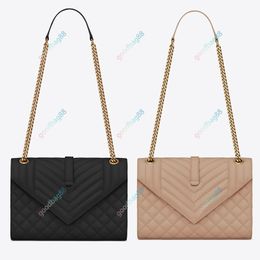 Designer Women Envelope Bags Crossbody Fashion Quilted Leather Shoulder Bag Messenger Bag Handbag High Qualitys Classic Purse Pouch Wallets 600185