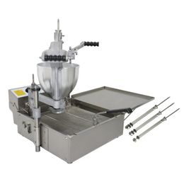 3000W Hand-Cranked Blanking Doughnut Maker Machine With Fryer Automatic Commercial Donut Forming Machine