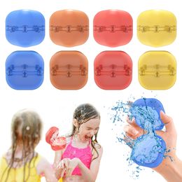 Summer Soft Silicone Decompression Toys Beach Fight Games Outdoor Filled Water Balls Sport Reusable Magnetic Attraction Water Balloon