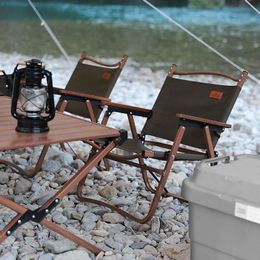 Camp Furniture Outdoor Camping Chair Convenient Folding Tourist Aluminium Bracket Mountaineering Durable Garden Camouflage