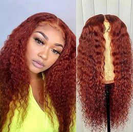 African Wigs Medium Long Curly Hair Synthetic Wig