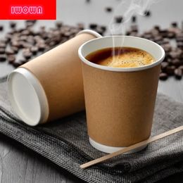 Disposable coffee paper dessert Cup for coffee Cardboard cup Disposable glass for party Coffee glasses