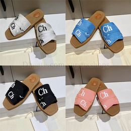 Top Fashion Womens Slippers Flat Woody Mule Sandals Designer Woman Famous Foam Runners Slides