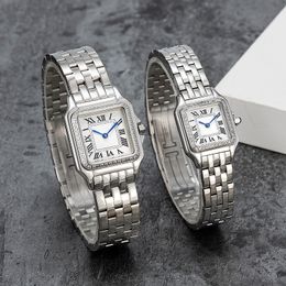 Fashion Couple Watches Are Made of High Quality Imported Stainless Steel Quartz Ladies Elegant Noble Diamond Table 50 Metres Waterproof Deasiner Watch A034