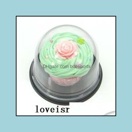 Cupcake Bakeware Kitchen Dining Bar Home Garden New Arrivals-50Pcs=25Sets Clear Plastic Cake Dome Favour Boxes Container Wedding Party Dec