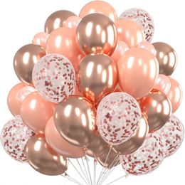 30pcs Combination Metal Confetti Latex Balloons Wedding Decor Baby Shower Birthday Party Decor Balloons Eid Mubarak
