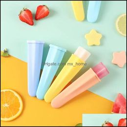 Other Kitchen Dining Bar Home Garden Summer Creative Star Children Ice Cream Maker Food Grade Sile Ices Dhgwb