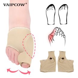 1Pair Big Bone Orthopaedic Bunion Orthosis Pedicure Socks Silicone Hallux Valgus Corrector Braces Toes Separator Feet Care