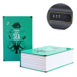 Password Box Safe Simulation Book Mini Home Password Code Book Safe Saving Pot Storage Box Book Password Box Craft #CW 201125