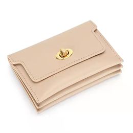 Genuine cow leather women designer wallets lady fashion casual zero card purses no69