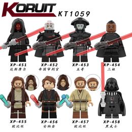 KT1059 Space Wars Minifigs Mini Toy Figures Obi Wan Building Blocks