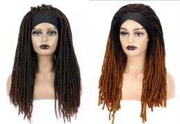 2 Colours New Fashion Women's Long mix Brown Cosplay Hair Wig for Indian Twist Braids Women 's Cosplay party wig