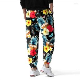 Men's Pants House Mens Spring Summer Casual Versatile Painted Loose Plus Size Fashion Beach Pocket PantsMen's Drak22