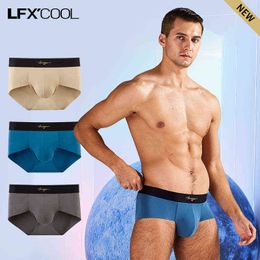 52025 Men Luxury Briefs Luxe Modal Soft Fine Breathable Underpants Men Slips Seamless Breathable Briefs Men Sexy Underwear T220816