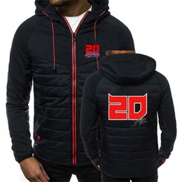 Men's Hoodies & Sweatshirts QUARTARARO WITH SIGNATURE 2022 Men's Winter Zip Jackets Cotton Waterproof Casual Warm Windbreaker Top Clothi