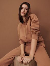 Women's Hoodies & Sweatshirts Women Hoodie 2022 Autumn And Winter Women's Inner Fleece Fitted Casual Fashion Sweater SuitWomen's