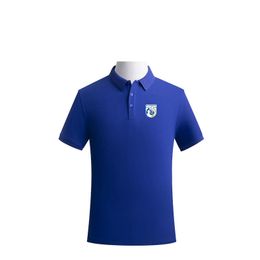Cyprus Men's and women's Polos high-end shirt combed cotton double bead solid Colour casual fan T-shirt