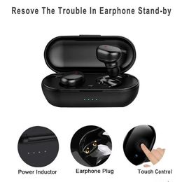 2022 Sport Y30 TWS Earbuds Headphone Wireless Headsets Noise Cancel Touch Bluetooth 5.0 Headphones Earphones With Microphone Headset For Ios Android Cell Phone