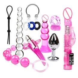 Adults Games Set Handcuffs sexy Bondage Clamps Collar Gag Whip Women Products Accessories for Couple Erotic Toys