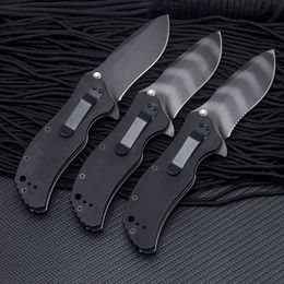 Top Quality Z0350 Flipper Folding Knife S30V Titanium Coating Drop Point Blade G10 with Stainless Steel Sheet Handle Ball Bearing Fast Open Poket Folder Knives