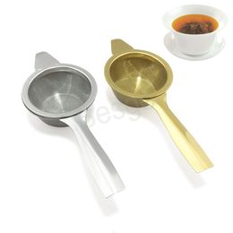 Stainless Steel Tea Strainers Kitchen Seasoning Spices Tea Leaf Infusers Portable Philtre Supplies Teaware Strainer Accessories BH6442 WLY