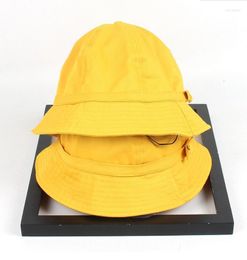 Berets Spring Summer Women Bowknot Yellow Bucket Hat For Girl Maruko Lovely Windproof Fisherman Outdoor Sunscreen Cap PanamaBerets Wend22